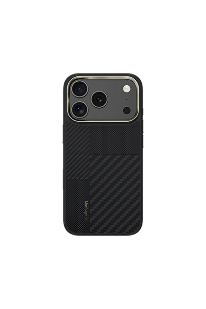 Benks iPhone 17 Pro Max Kılıf M-safe Şarjlı Karbon Fiber Montage