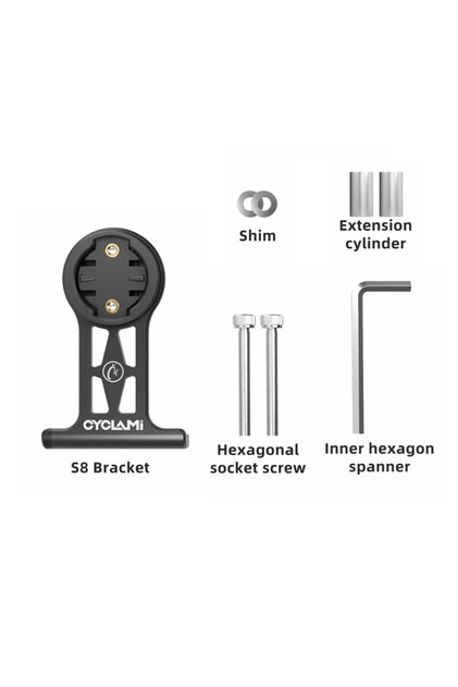 Front Bracket CYCLAMI Extended Out-Front Mount Bike Handlebar Bracket for Adapter Sports Action Came