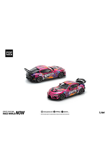 Toyki Toys Pop Race 1:64 Darwin Pro 66G Wbk Toyota Supra A90