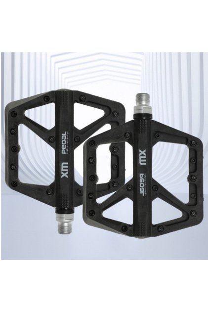Black Mountain bike aluminum alloy pedal road bike pedal/pedal aluminum alloy DU pedal/dual DU alumi