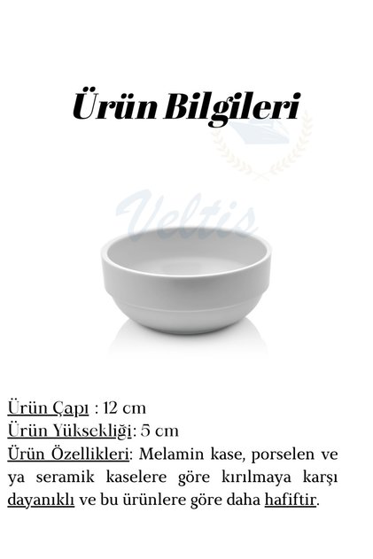6 ADET MELAMİN 12 CM JOKER KASE