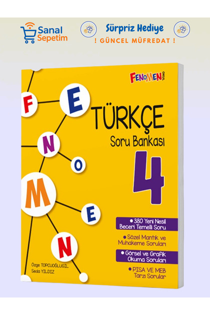 Fenomen Çocuk 4. Sınıf Türkçe Soru Bankası (Güncel Müfredat)