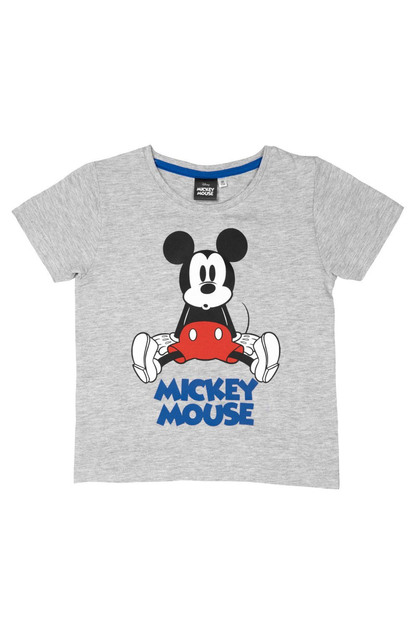 Tricou baieti, gri, Mickey Mouse, Disney