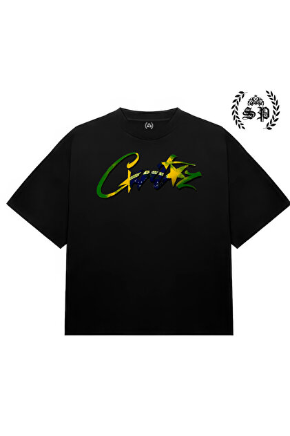 StartMore Brazil Corteiz Vintage Y2K Tee T-Shirt - Fiyatı, Yorumları