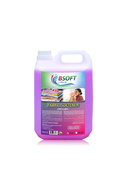Fabric Softener with Long Lasting Daphne Fragrance, 5 Liter (Pink)