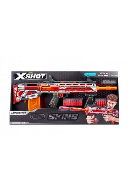 Скинове за играчки оръжия Pro Series Longshot с 40 снаряда