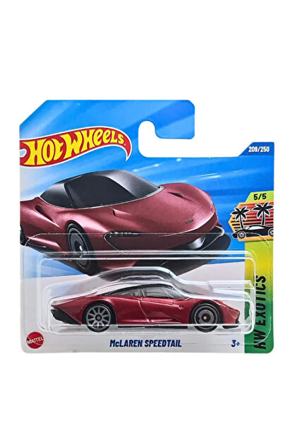 HOT WHEELS McLAREN Speedtail Red 2025 HW Exotics 1:64 Diecast