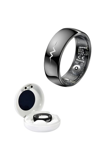 Ring Nabız Tansiyon SP02 EKG Yapay Zeka AI Akıllı Yüzük