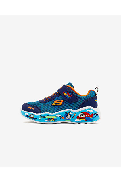Skechers PLAY SCENE Küçük Erkek Çocuk Mavi Spor Ayakkabı 407312N