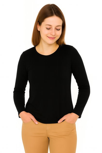 Long Sleeve Crew Neck T-Shirt