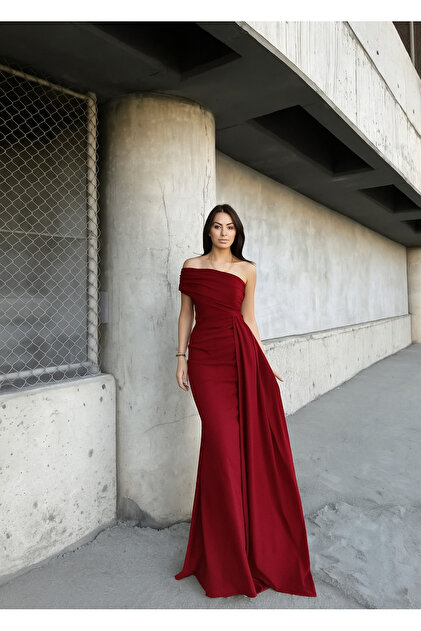 burgundy great gatsby dress Nicholette Gatsby Dress main image 0