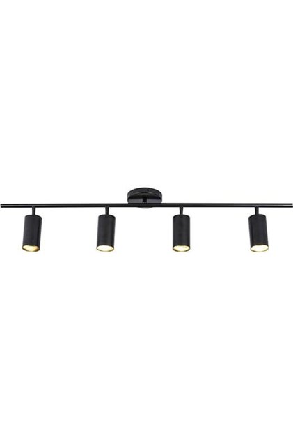 Lustra, Spot LED 58cm Negru Gu10, 4x10w(maxim), de Perete si Tavan, 220V