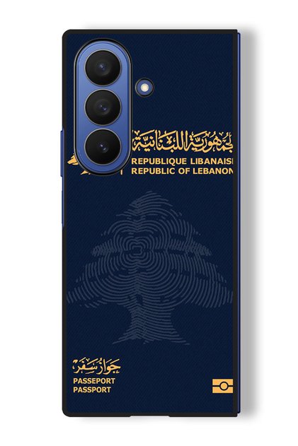 Case Compatible with Samsung Galaxy Z Fold 7 - 8 Inch Protection Shockproof Cover Lebanon Passport