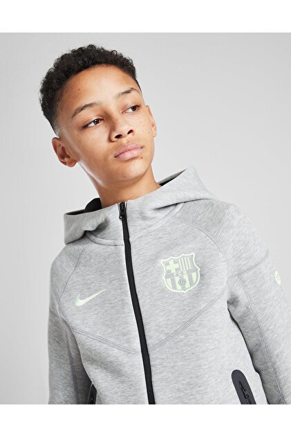 Nike FC Barcelona Tech Fleece Fz Çocuk Sweatshirt FN8500 yakamoz