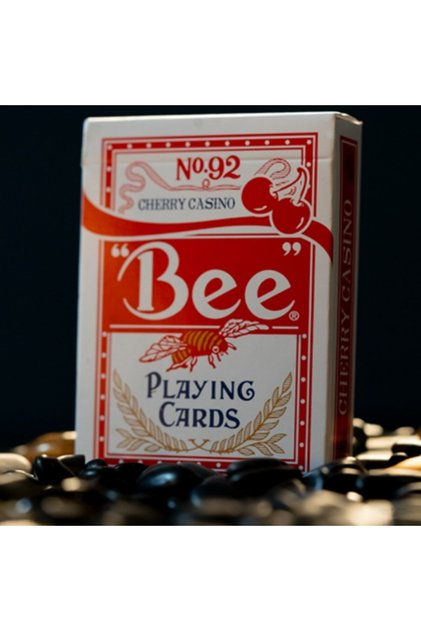 Bicycle Limited Bee X Cherry Casino Red (Red) Premium Playing Cards Deck of Playing Cards