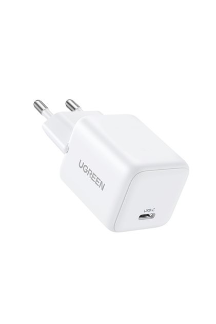 USB-C зарядно устройство, GaN, бързо зареждане, 20W, PD3.0, QC4, 3A - X512 (55554) - бяло
