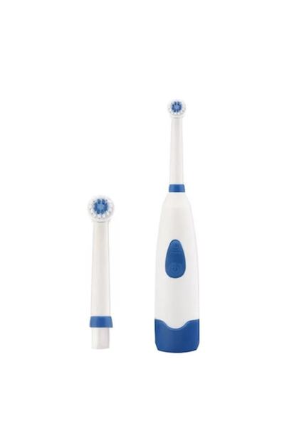 Periuță de dinți electrică sonică, cap de schimb inclus, alb/albastru