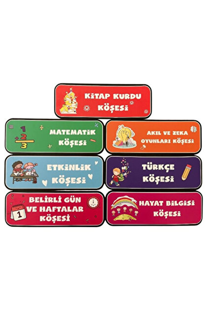 Ahşap Sınıf Pano Başlıkları