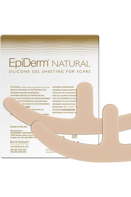 Epi-Derm Mastopexy Anchor Scar Tape for Breast Surgery, 1 Pair, Natural