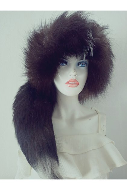 Unisex Tailed Wolf Snout Bork Heart Hat