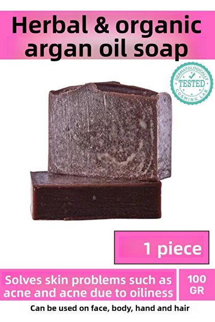 Special Herbal 100% Natural Organic Fragrant Hand Face Hair Original Argan Oil Soap