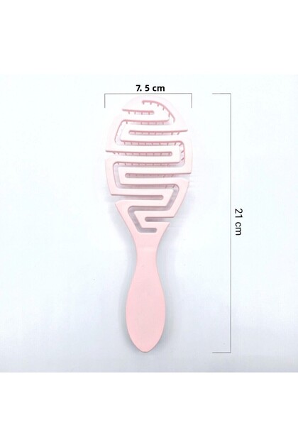Pro Three Dimensional Hair Brush -pink Keo01