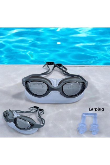 Swimming Goggles - Swimming, Pool, Sea Earplugs and Storage Container Gift
