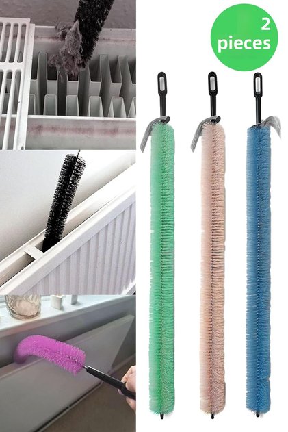Heating Honeycomb Cleaning Brush 2 Pieces Detailed Cleaning Apparatus Dusting Tassel Space Wiping Mop