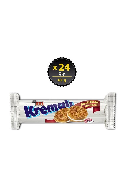 بسكويت ساندويتش كريمي 61 جرام × 24 قطعة