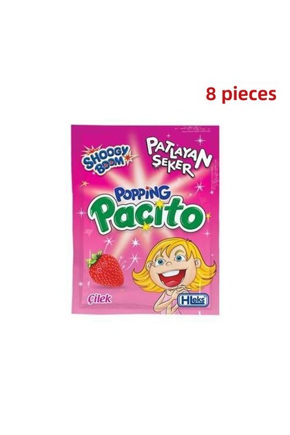 Popios Pat Layan Strawberry Candy (8 Pieces)