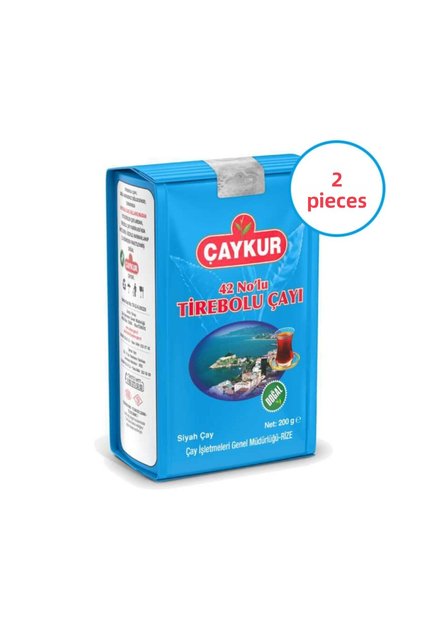2 Pieces of 42 Tirebolu Bulk Tea 200 Gr