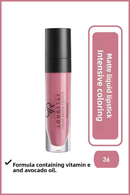 Longstay Liquid Matte Lipstick No: 36 - Likit Mat Ruj