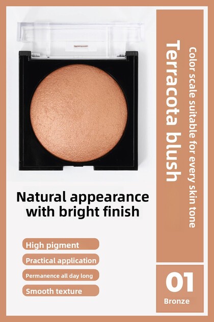 Terracota Blush 10 Gr 01 Bronze, Easy Dispersion, Non-Lumping, Fine-Smooth Texture, Vibrant Appearance