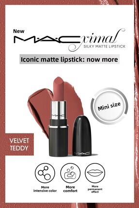 Mac M·A·CXIMAL Silky Matte Lipstick - Moisturizing, Intense Color