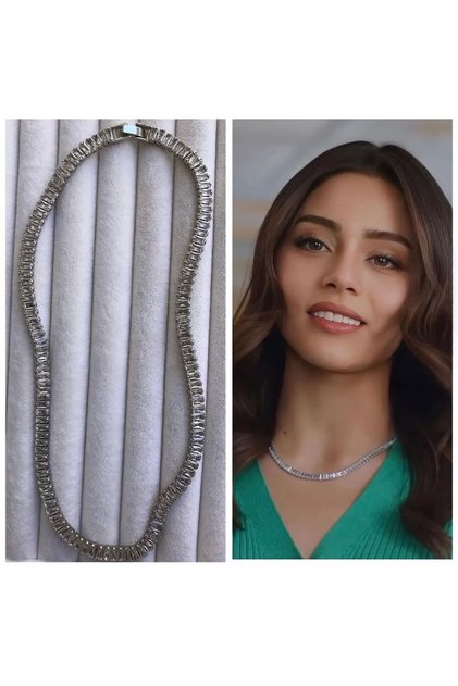 Special Series Waterway Baguette Zircon Stone Necklace