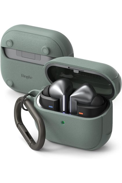 Samsung Galaxy Buds3 / 3 Pro Case Cover | Onyx Magnetic| Sage Green