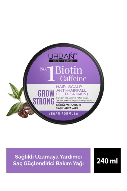 Expert Biotin Ve Kafein Grow Strong Saç Güçlendirici Bakım Yağı-vegan-240ml