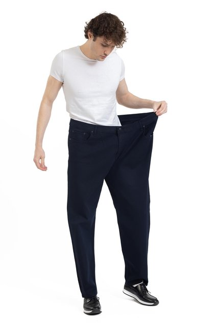 Men's Jumbo Size Oversize Canvas Large Size Wide Fit Trousers 712
