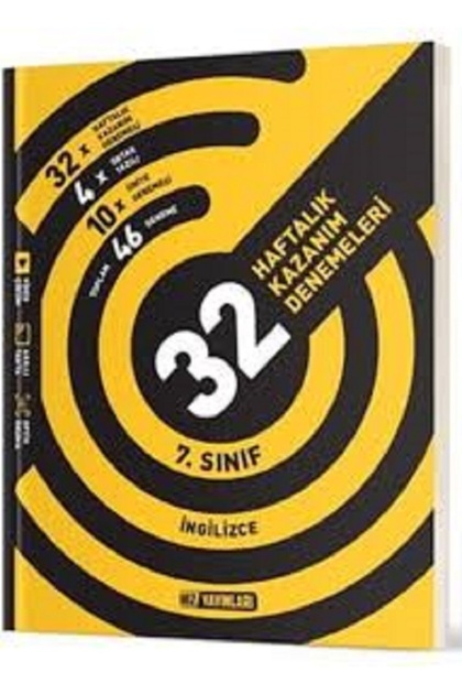 Hız Yayınları HIZ 7. sınıf İngilizce Haftalık Deneme 2025-2026