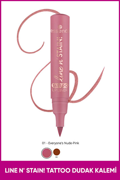 Essence Line N' STAIN! Tattoo Dudak Kalemi No: 01 - Fiyatı, Yorumları