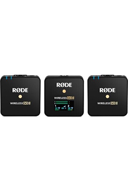ロード RODE Wireless GO II RØDE Wireless GO II Single, Tek Kanallı, Kayıt Edicili Telsiz