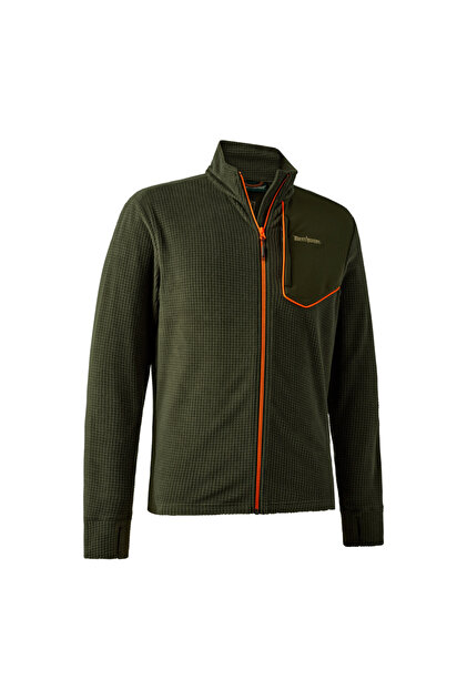 Jachetă Fleece Chamois, Verde Pădure