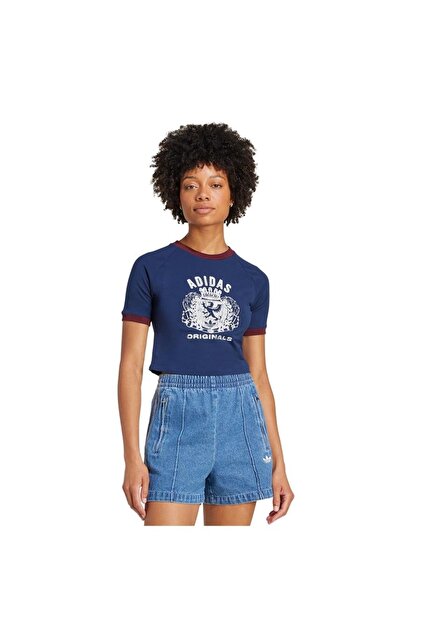 adidas Kadın Mavi T-shirt GRFX TEE JW6033 - Fiyatı, Yorumları