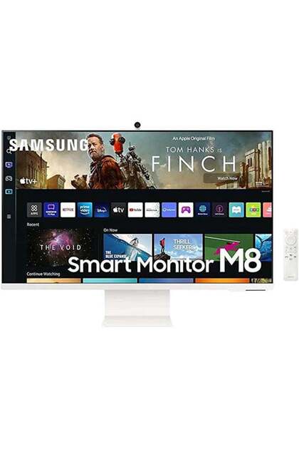 32 inch M8 4K UHD Flat Monitor, With Smart TV Experience and Camera, Max 60Hz Refresh Rate,