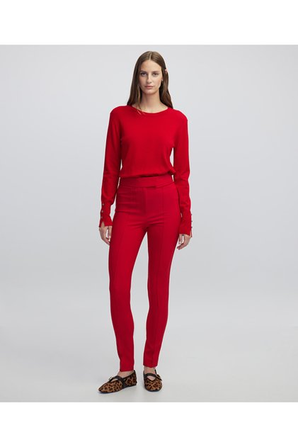 Yüksek bel skinny fit pantolon