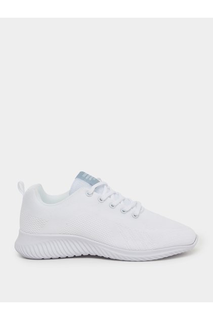 Mesh Textured Lace Up Sneakers