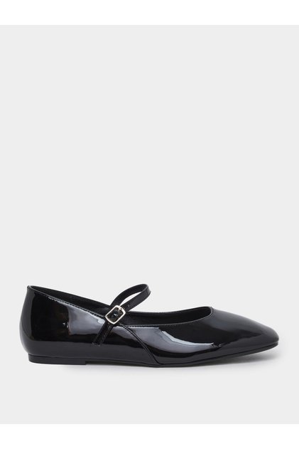Double Strap Block Heel Shoes