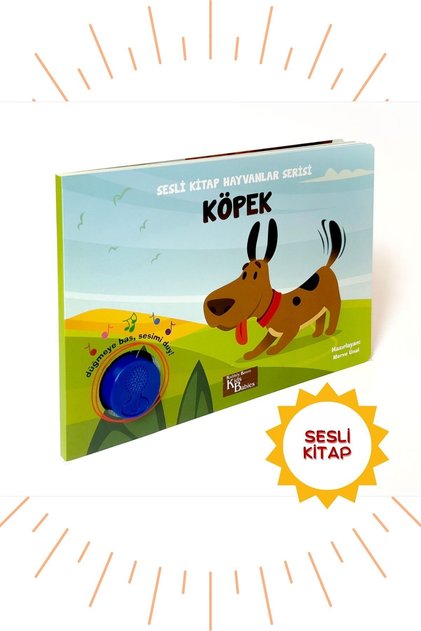 Sesli Kitap Köpek - Eğitici Ses Kitabı 0-3 Yaş