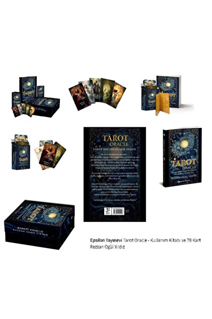 Epsilon Yayınevi Tarot Oracle - Kullanım Kitabı ve 78 Kart Rezzan
