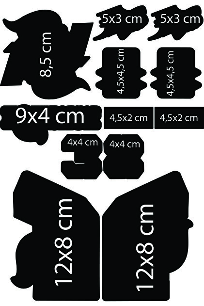 ca kay bu Fox 38 Bisiklet Maşa Sticker Seti – 15 Parça | Fox